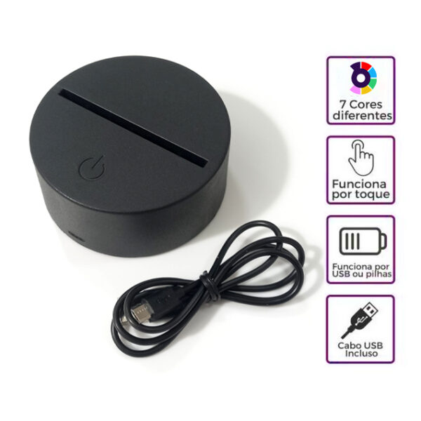 Luminária Borboleta (Personalizada LED) - Imagem 2