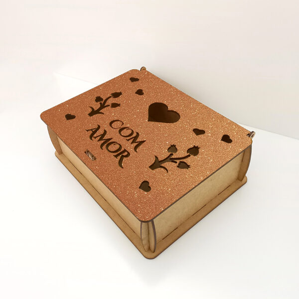 Caixa MDF "Com Amor" - Imagem 2