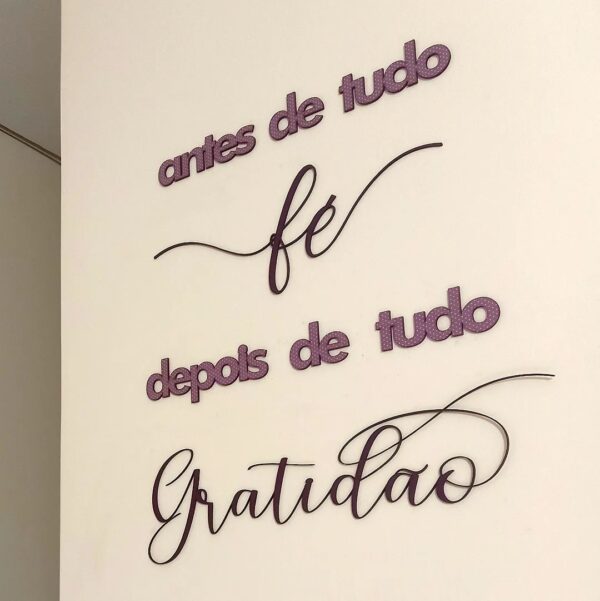 Letreiro Frase Personalizada