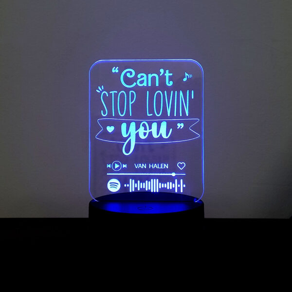 Luminária Música (Personalizada LED)