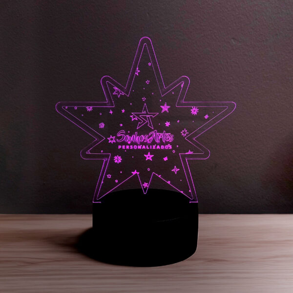 Luminária Logo Marca (Personalizada LED)