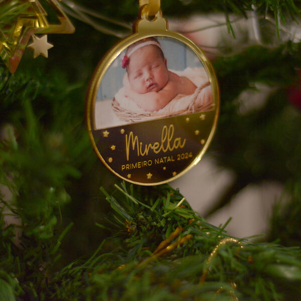 Enfeite Bolinha Primeiro Natal - Imagem 4