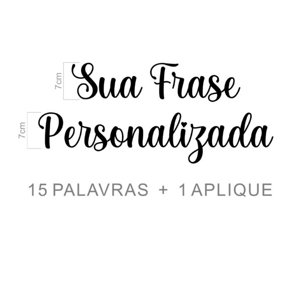 Letreiro em MDF Frase Personalizada - Imagem 6