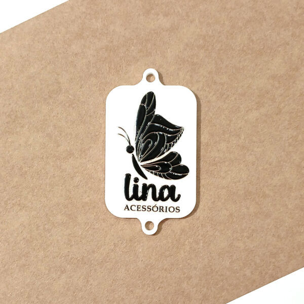 TAG em Acrílico Personalizada Logo DTF (10unid) - Imagem 2