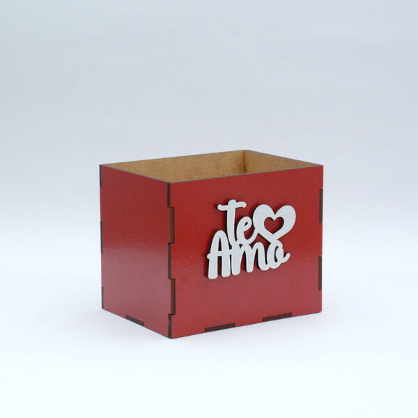 Caixinha “Te Amo” em MDF 3mm (Dia dos Namorados)
