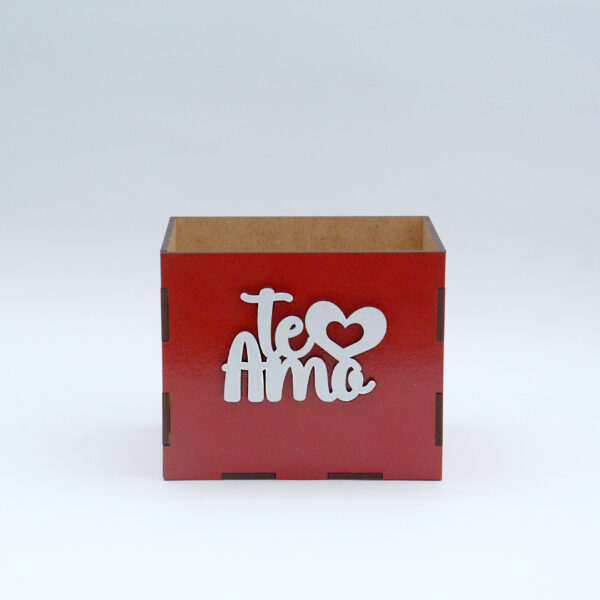 Caixinha “Te Amo” em MDF 3mm (Dia dos Namorados) - Imagem 4