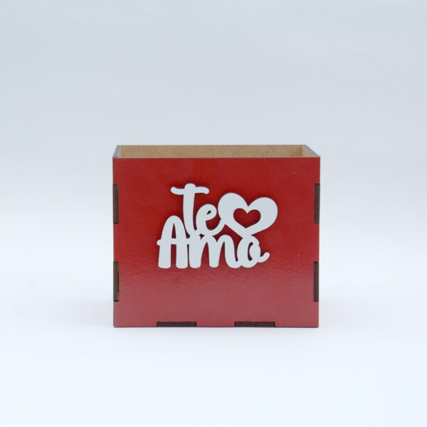 Caixinha “Te Amo” em MDF 3mm (Dia dos Namorados) - Imagem 2