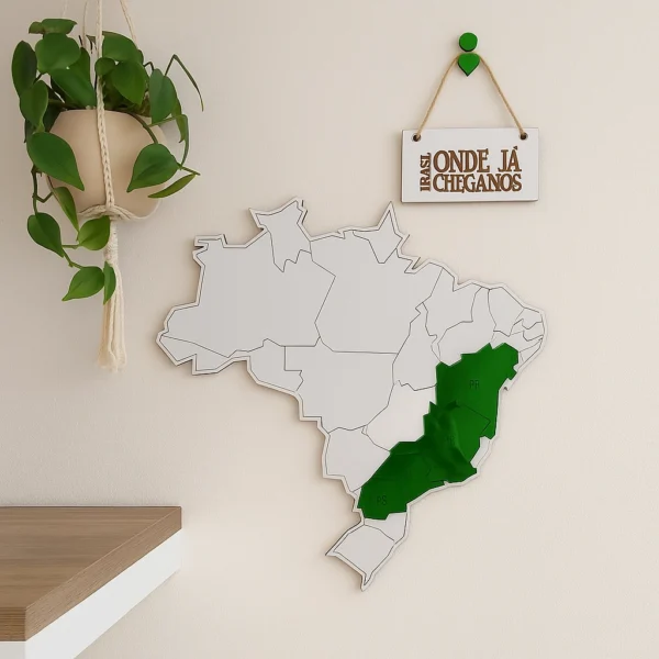Mapa Brasil para Marcar Entregas / Viagens