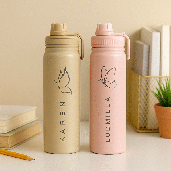 Garrafa Térmica Personalizada Modelo Cantil (Laser)